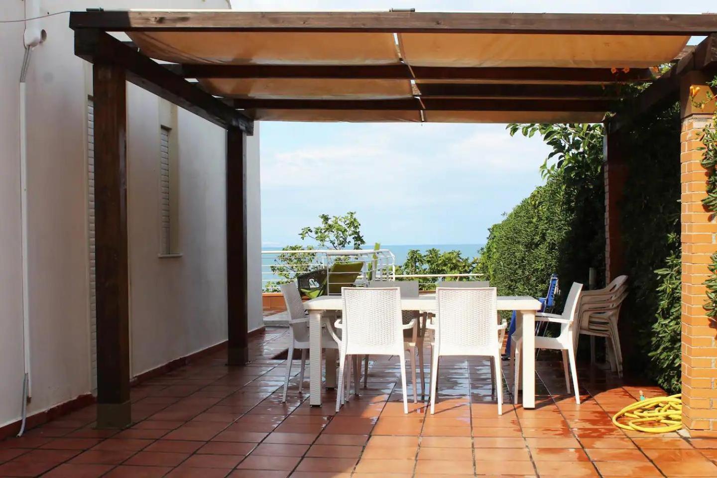 Terrazza Sul Mare Villa Agnone Bagni Exterior photo